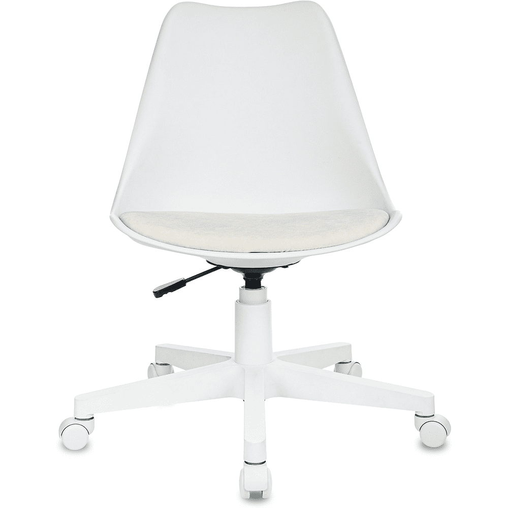 Кресло для персонала Бюрократ CH-W333 Velvet 20, ткань, пластик, молочный - 2