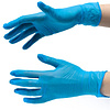 Перчатки нитриловые неопудренные одноразовые ZKS, р-р XL, 100 шт./уп. голубой - 3