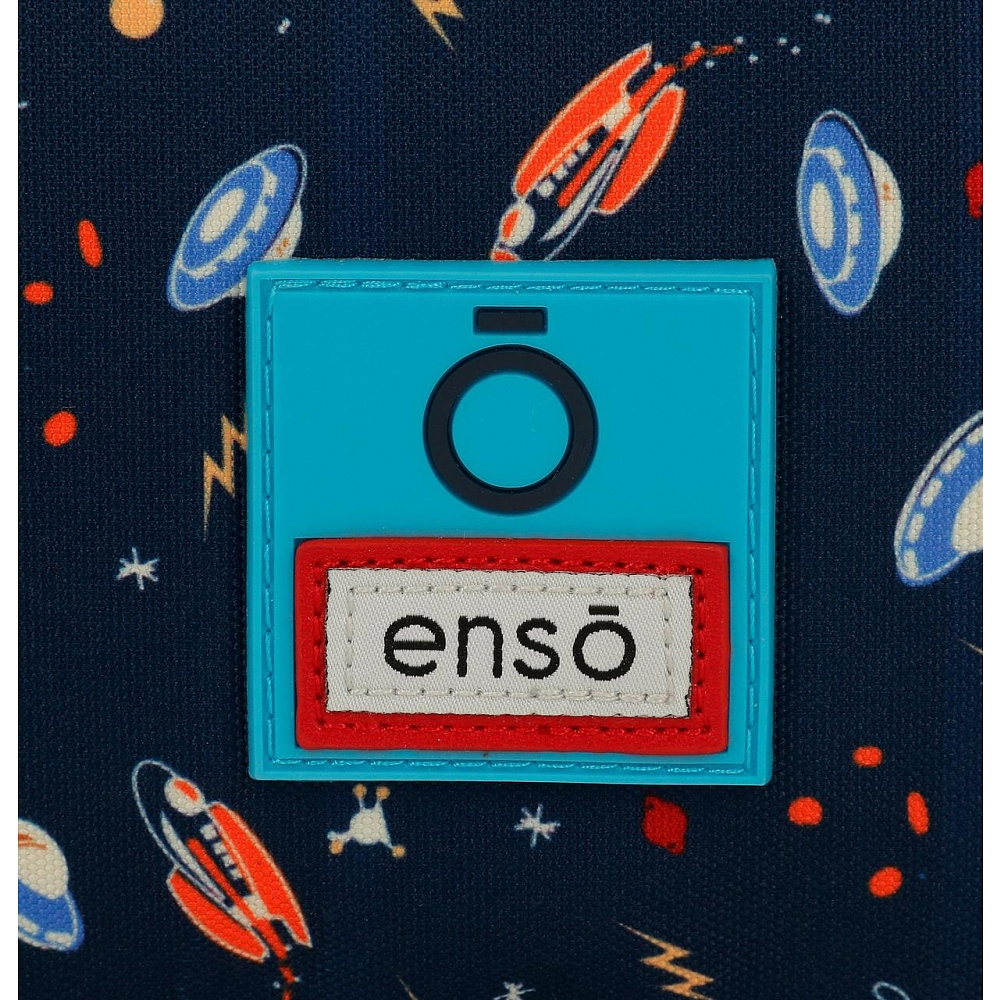Рюкзак школьный Enso "Outer space" S, синий, черный - 6