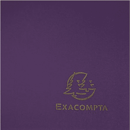 Папка на резинках "Exacompta", A4, 15 мм, полипропилен, фиолетовый - 3