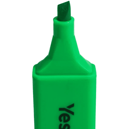 Маркер текстовый "Yesli:", зеленый - 5