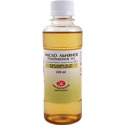 Льняное масло "Невская Палитра" №2, уплотненное, 220 мл