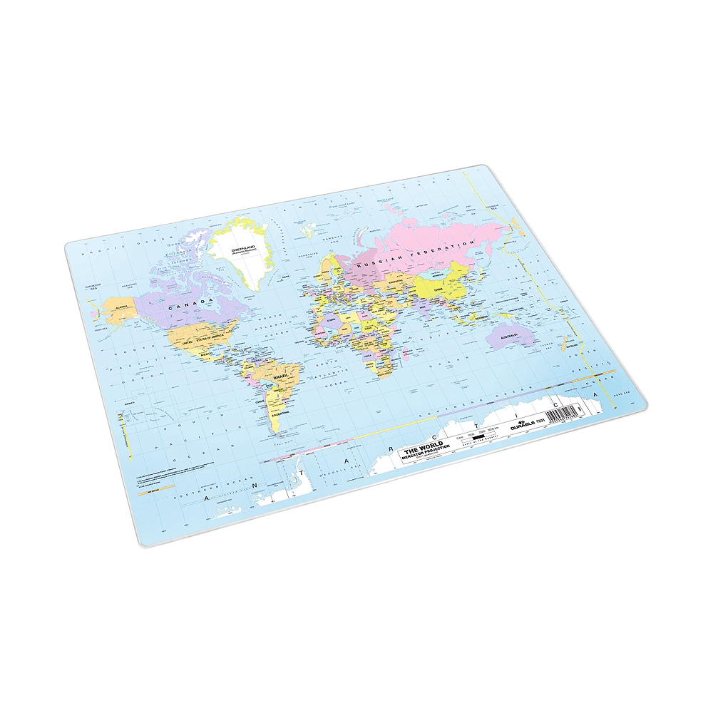 Бювар "Карта мира", 53x40 см, ассорти - 2