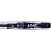 Ручка шариковая автоматическая Cello "Joy", 0.7 мм, прозрачный, стерж. черный - 4