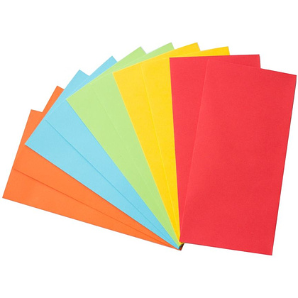 Набор конвертов цветных, C65, 10 шт, ассорти - 2