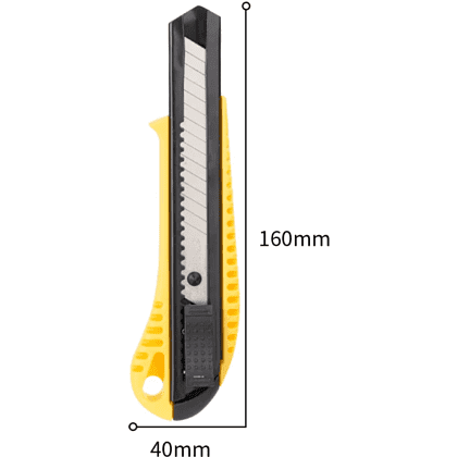 Нож для бумаги "Deli DL003", 18 мм, усиленный - 3