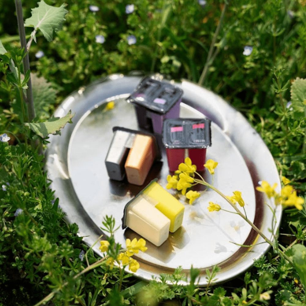 Краски акриловые"Himi Jelly Cup", набор 36 цветов, 12 мл, кювета - 22