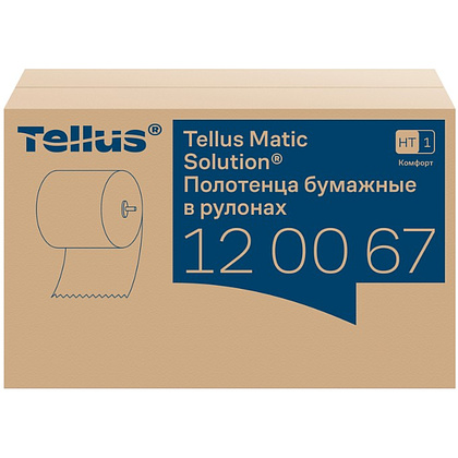 Полотенца бумажные Tellus Matic Комфорт HT1, в рулонах, 2 слоя, 150 м - 3