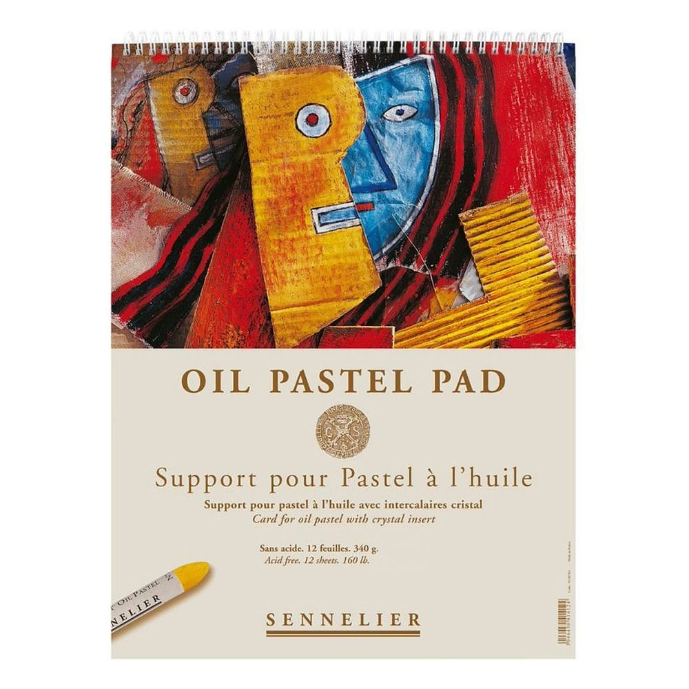 Блок бумаги для пастели "Oil Pastel Pad", 24x32 см, 340 г/м2, 12 листов