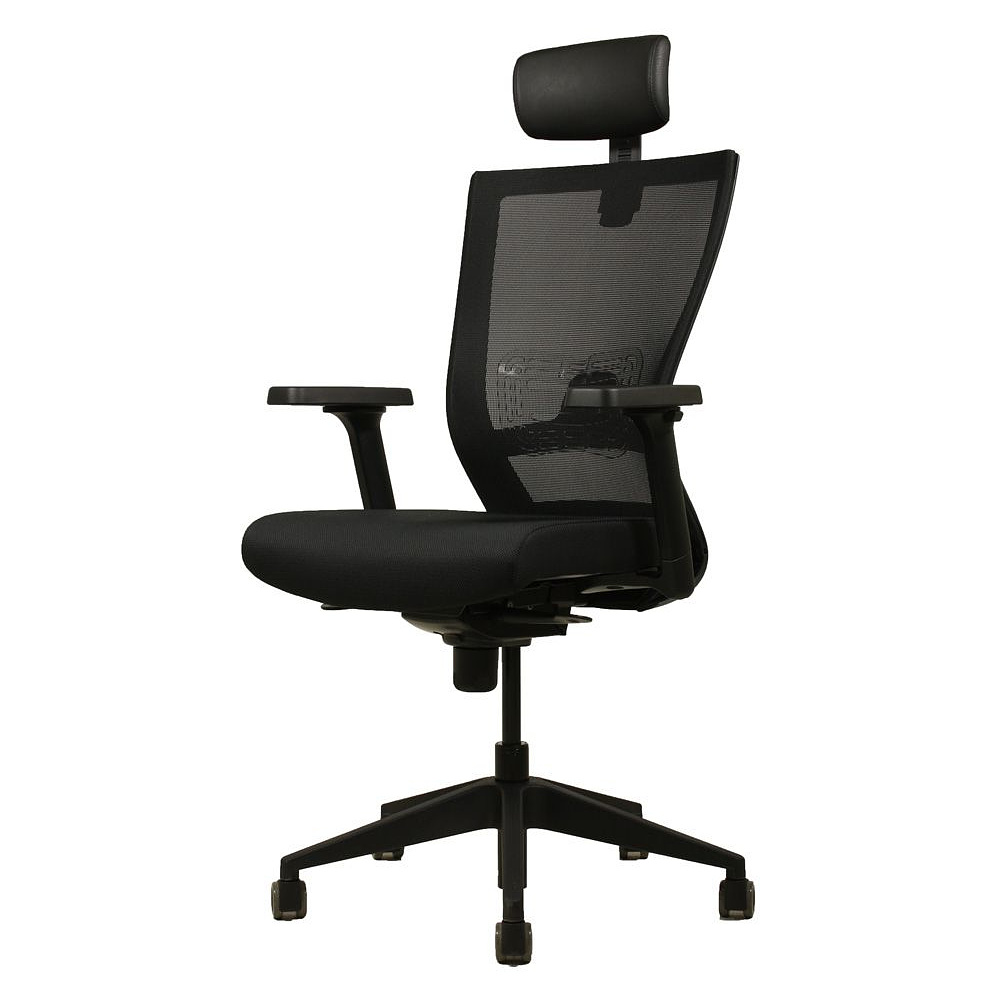 Кресло для руководителя "Art line", ткань, пластик, черный - 2