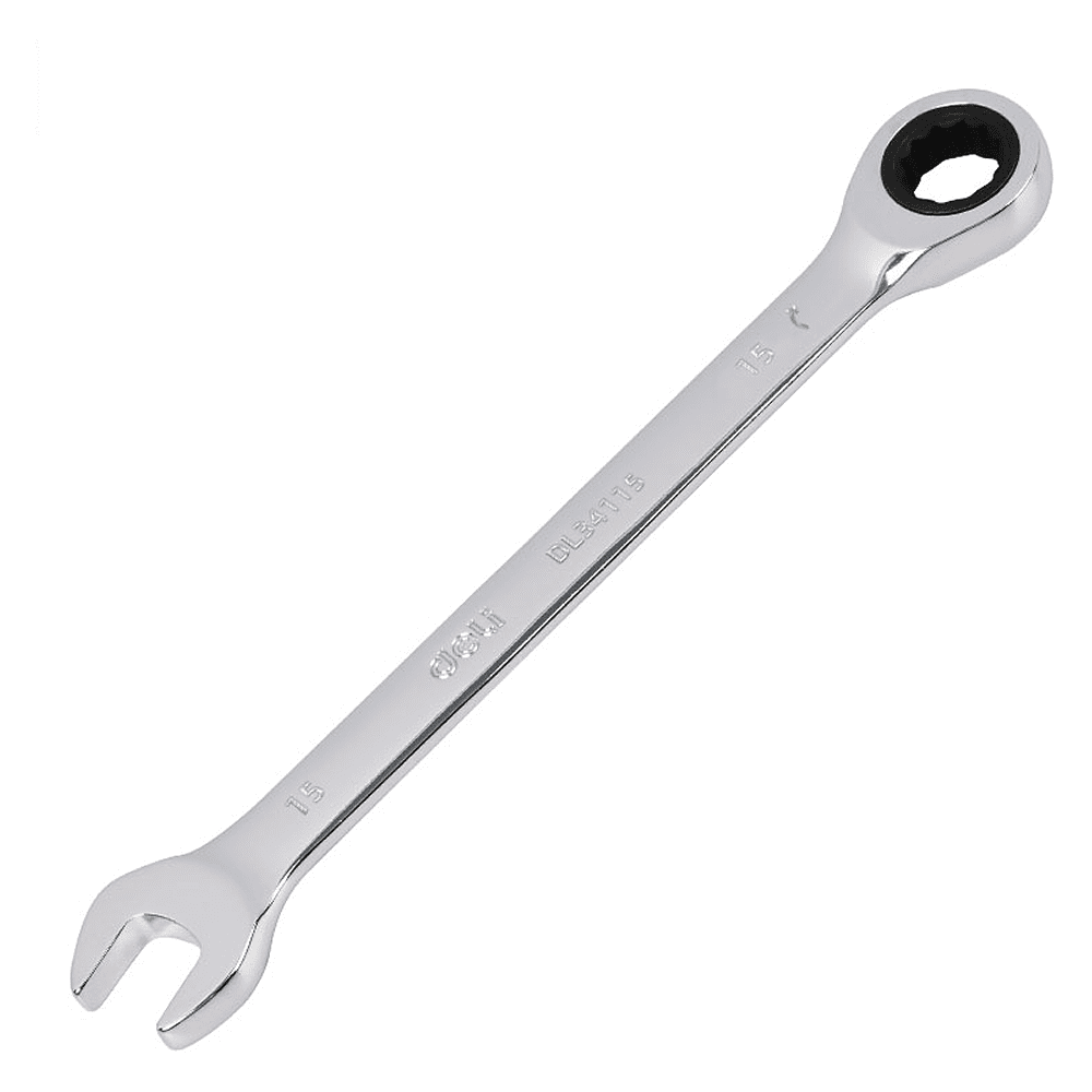 Ключ комбинированный Deli YS EDL34115, 15 мм, с трещоткой, 72 зуба