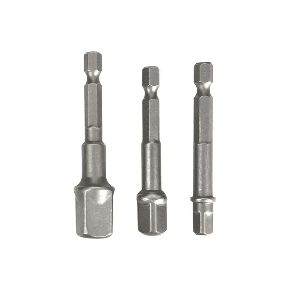 Набор адаптеров шестигранников Deli YS EDL110002, 1/4 на квадрат 1/4'', 3/8'', 1/2"