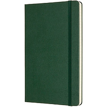 Блокнот "Classic Large", А5, 120 листов, линейка, зеленый