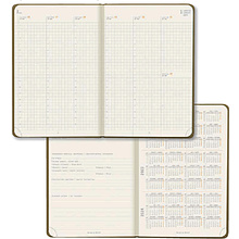 Ежедневник датированный "Rhodiatime", А5, 160 страниц, линованный, серый