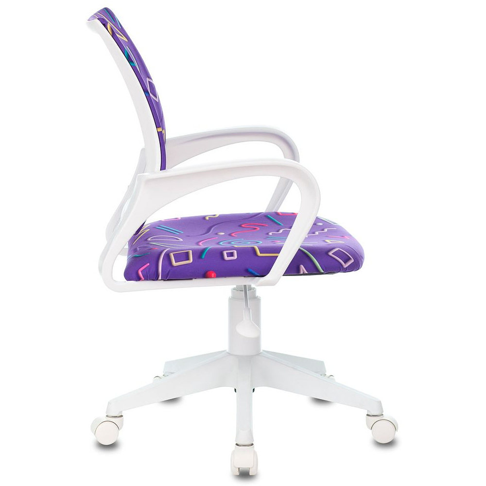 Кресло детское Бюрократ KD-W4, ткань, пластик, фиолетовый - 3