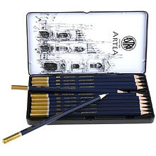 Набор карандашей чернографитных "Artea", 8B-3H, 12 шт.