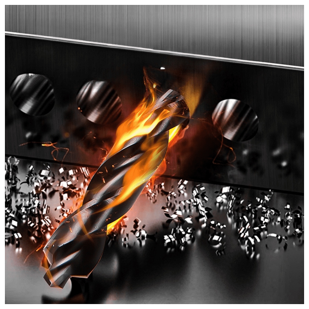 Сверло по металлу Deli RS EDH-MHZ040-E4, 4.0 мм, DIN 338, HSS-TiN - 6