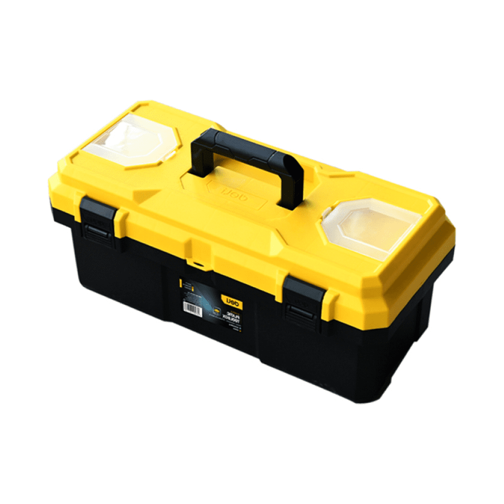 Ящик для инструмента Deli "EDL432620", 455x220x190 мм, пластмасса, с секциями