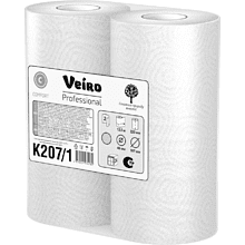 Полотенца бумажные Veiro Professional Comfort в рулонах (1*2) 12.5м, 2 слоя