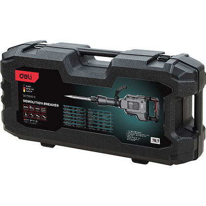 Молоток отбойный Deli RS DE-DG15-2E 1800 Вт, 65 Дж, 2100 уд/мин, кейс - 4