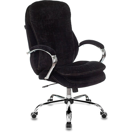 Кресло руководителя "Бюрократ T-9950SL Fabric", ткань, металл, черный