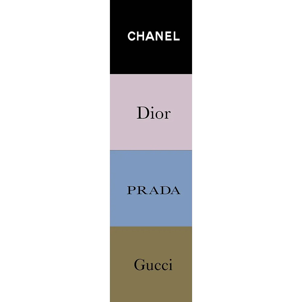 Комплект из 4-х книг "История модных Домов: Chanel, Dior, Gucci, Prada"  - 4