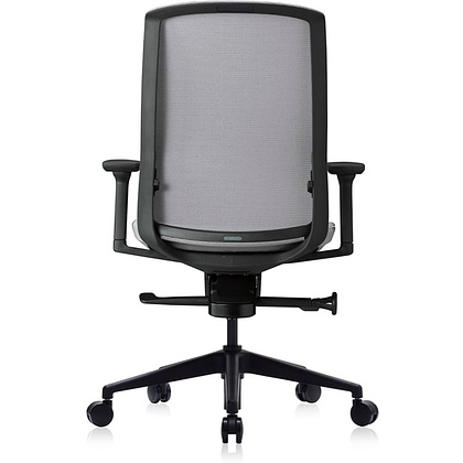 Кресло для руководителя Bestuhl "J1", сетка, ткань, пластик, серый  - 5