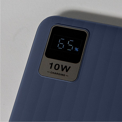 Внешний аккумулятор Power Bank "Wave 10", 10000 mAh, синий - 4