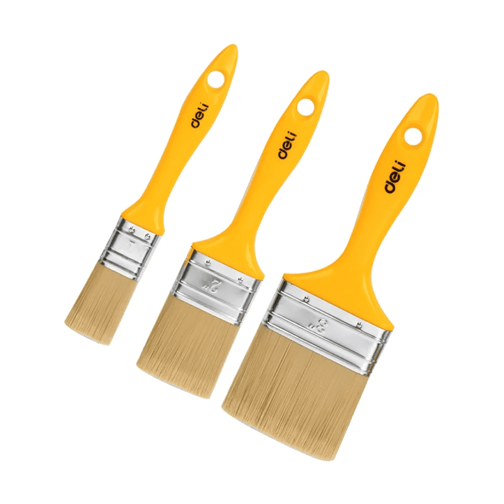 Набор кистей Deli YS EDL509157, малярных, 25/50/75 мм, смешанная щетина, 3 шт