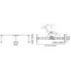 Каркас стола с электроприводом трехмоторный AOKE, Well Desk Wing Pro, черный (AK3YJYT-TYZF3-90/120/180 BK) - 9