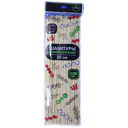 Шампур для шашлыка 30см, 100шт./упак. - 2