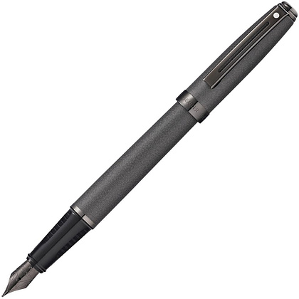 Ручка перьевая "Sheaffer Prelude", F, матовый графит, патрон черный+синий - 4