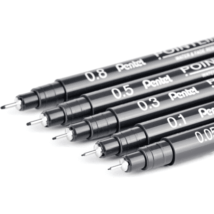 Набор ручек капиллярных "Pointliner", 14 шт, ассорти - 4