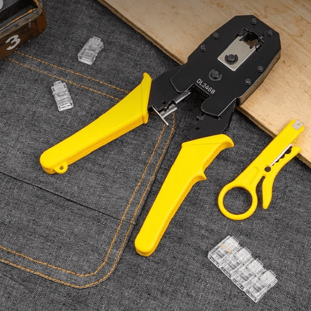 Пресс-клещи Deli YS EDL2468, 4P, 6P, 8P - 4