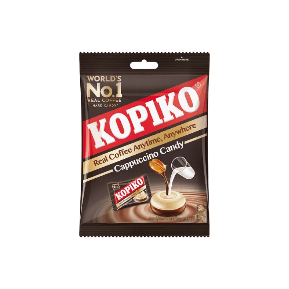 Карамель леденцовая "Kopico Cappuccino Candy", 108 гр