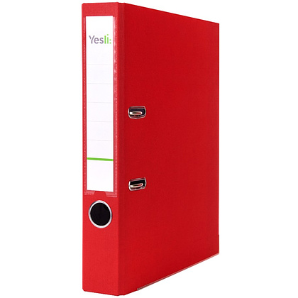 Папка-регистратор "Yesli:", А4, 50 мм, ПВХ Эко, красный