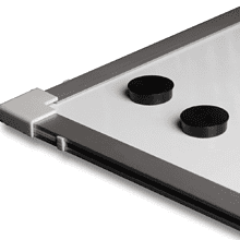 Магнитная доска с полимерным покрытием "C7", 120х150 см, белый