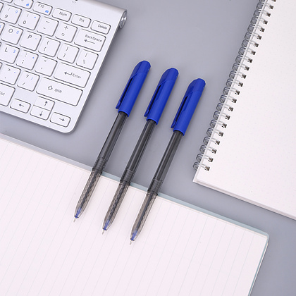 Ручка шариковая "Arrow", 0.7 мм, прозрачный, синий, стерж. синий - 3