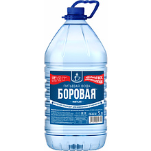 Вода питьевая мягкая "Боровая", негазированная, 5 л