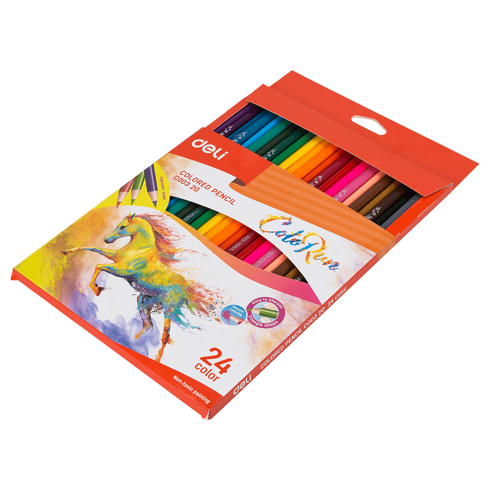 Цветные карандаши "ColoRun", 24 цвета - 6