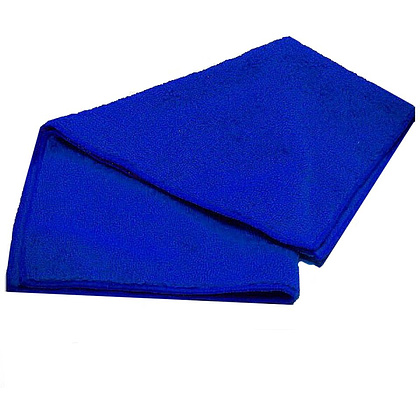 Салфетка из микроволокна, 35x35 см, синяя, 3 шт
