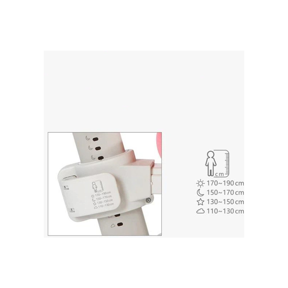 Кресло детское Ergosmart Gulliver, ткань, пластик, корпус белый, с чехлом салатовым, серый - 6