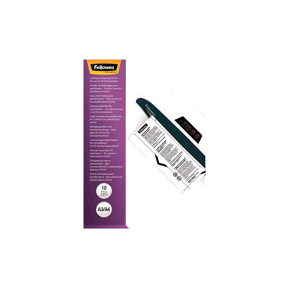 Чистящий лист Fellowes для ламинаторов FS-53206, 10 шт