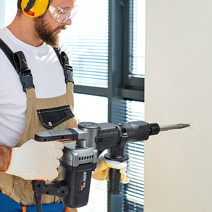 Молоток отбойный Deli RS DE-DG5-2E 1200 Вт, 20 Дж, 3900 уд/мин, кейс - 5