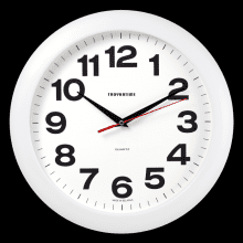 Часы настенные круглые "11110198", белый