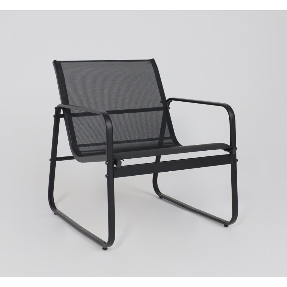 Комплект мебели садовой AksHome VERANDA (кресло 2 шт, диван 1 шт, стол 1 шт), черный - 33