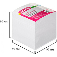 Бумага для заметок "Attache", 90x90x90 мм, белый
