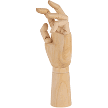 Манекен рука "Сонет" мужская левая, деревянный, 30 см