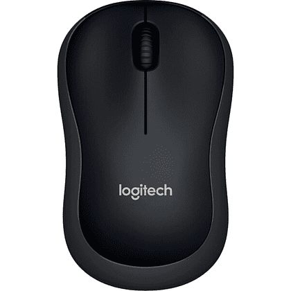 Мышь Logitech B220, беспроводная, USB, черный