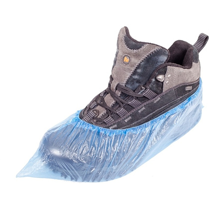 Бахилы стандарт, 20 мкм, 50 пар/упак, синий	